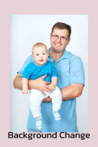 After background change